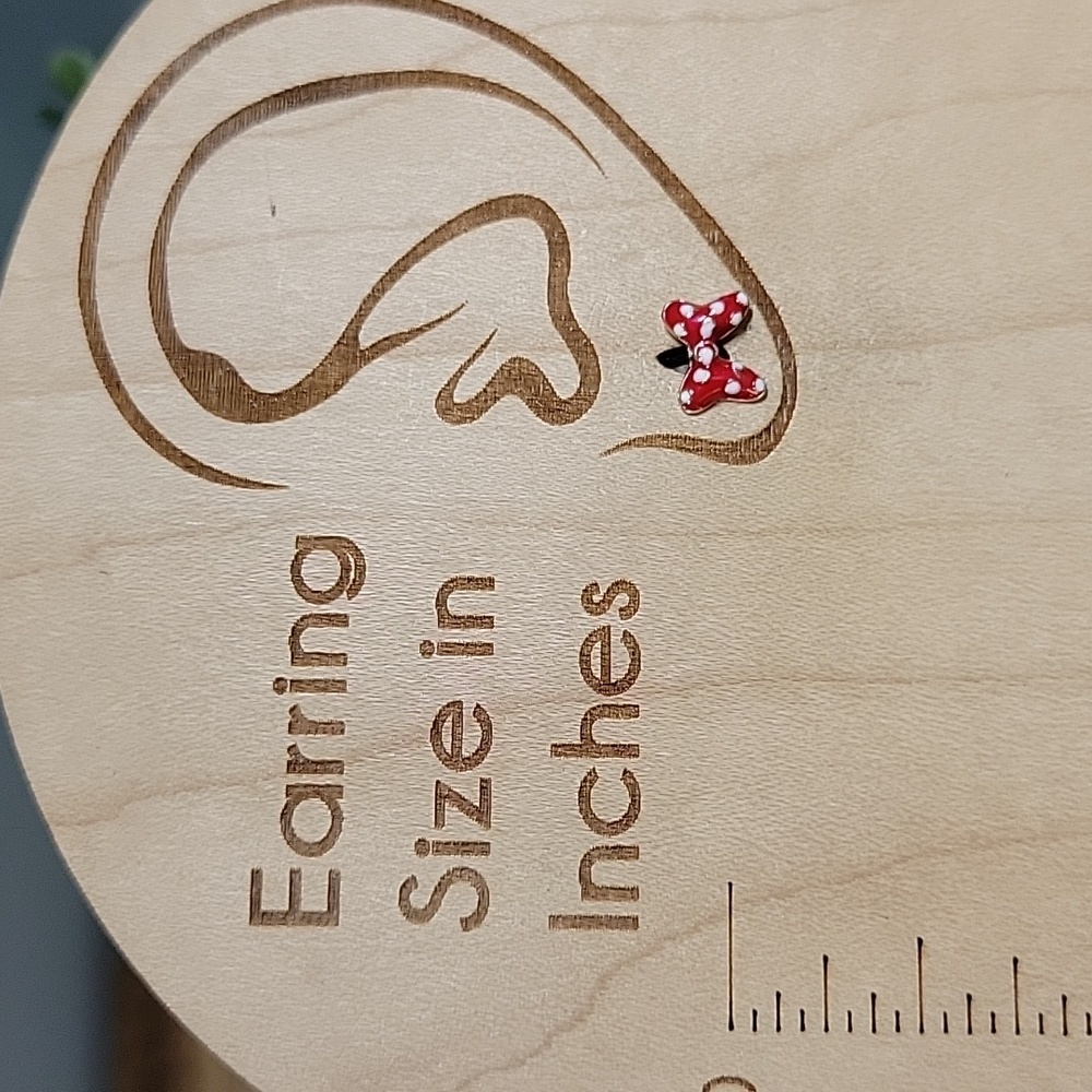 Mickey & Minnie Dainty Stud Earrings - Picture 6 of 7